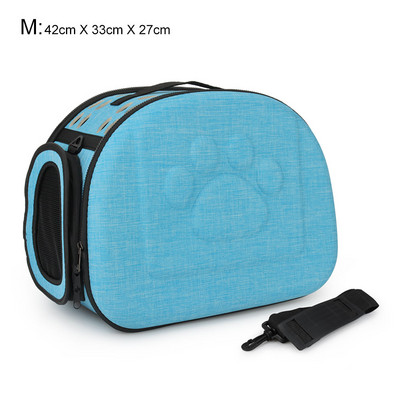 Torba za mačke Prijenosna sklopiva torba za nošenje kućnih ljubimaca Putna torba za automobil Na rame za male pse Ručno ljubičasta siva