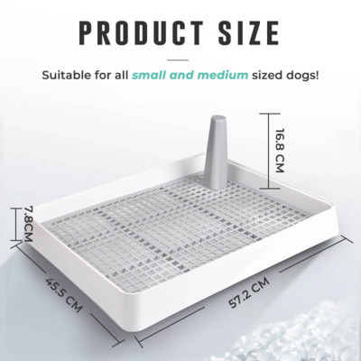 Pārnēsājama suņu apmācības tualete iekštelpu magoņu podiņa tualete maziem suņiem kaķiem pakaišu kaste kucēnu paliktņa turētāja paplāte mājdzīvnieku piederumi