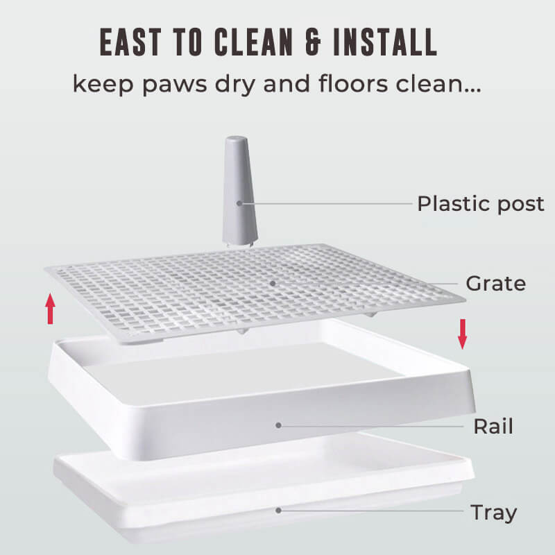 Pārnēsājama suņu apmācības tualete iekštelpu magoņu podiņa tualete maziem suņiem kaķiem pakaišu kaste kucēnu paliktņa turētāja paplāte mājdzīvnieku piederumi