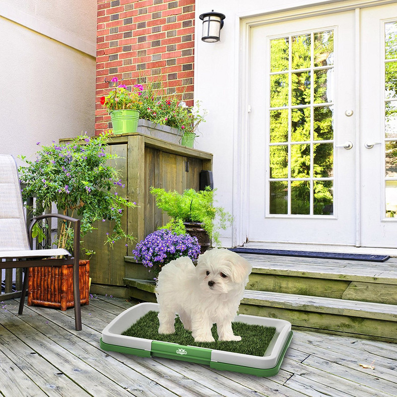 Prijenosni WC za dresuru pasa Unutarnji jastučić za štene Simulacija podloge za nošu Travnjak Podloga za mokrenje Jednostavna za čišćenje Podloga za travu Vrsta travnjaka za kućne ljubimce Ravan WC