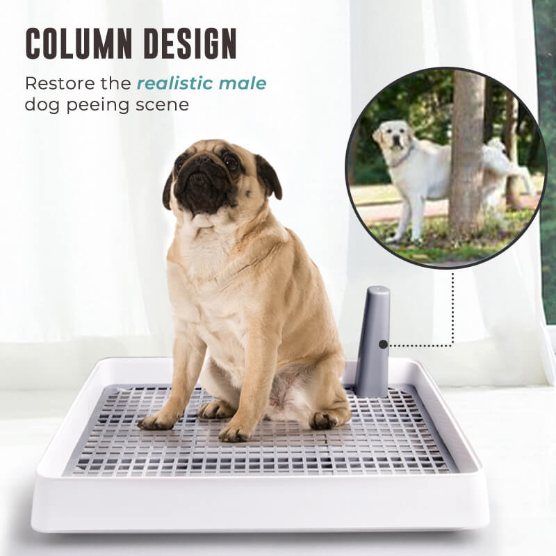 Prijenosni WC za dresuru pasa Unutarnji WC s makom za male pse, mačke, kutija s pijeskom, držač za štene, pladanj, pribor za kućne ljubimce