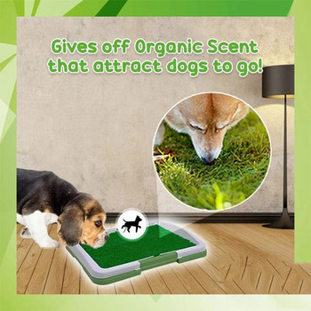Изкуствена трева за кучета Pet Loo за многократна употреба Подложка за баня за домашни любимци Миеща се изкуствена трева