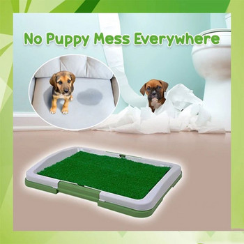 Изкуствена трева за кучета Pet Loo за многократна употреба Подложка за баня за домашни любимци Миеща се изкуствена трева