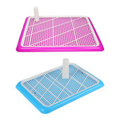 Lolojumdzīvnieku tualetes suņu kaķu podiņš mazs sietveida treniņu spilventiņu turētājs, ērts atvēršanai un nomaiņai, atkārtoti lietojams ar urīna kolonnu