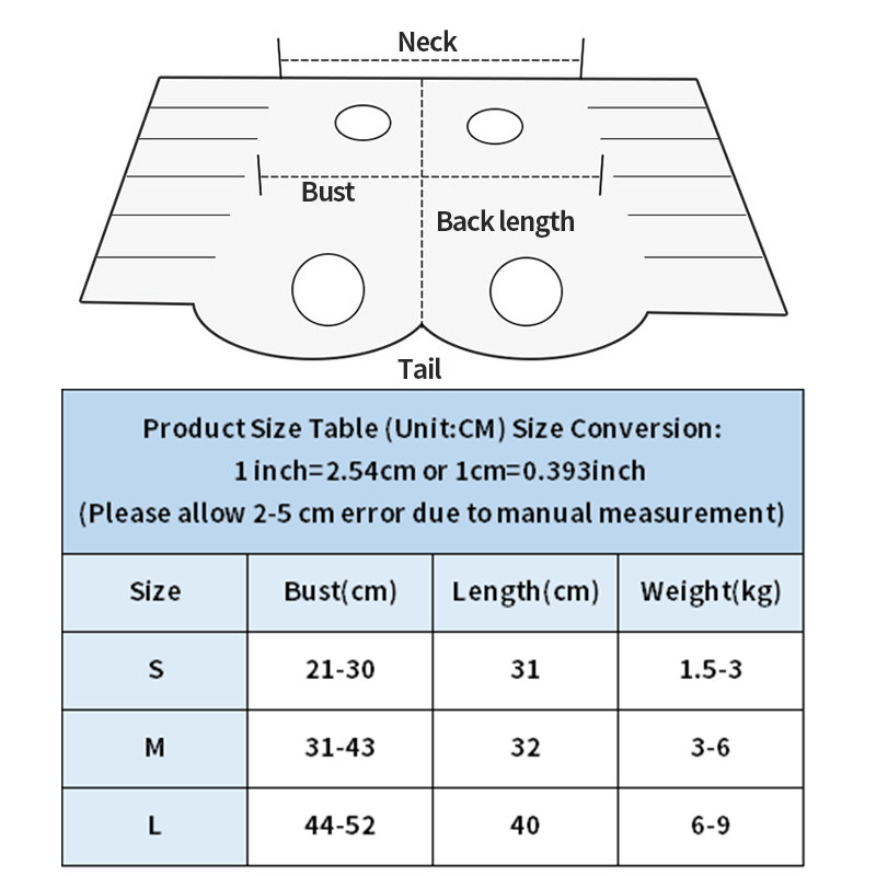 Slatko odijelo za oporavak kućnih ljubimaca Prozračna odjeća za operacije mačaka Rastezljiva majica za rehabilitaciju štenaca Od dojenja Odjeća za kućne ljubimce protiv lizanja