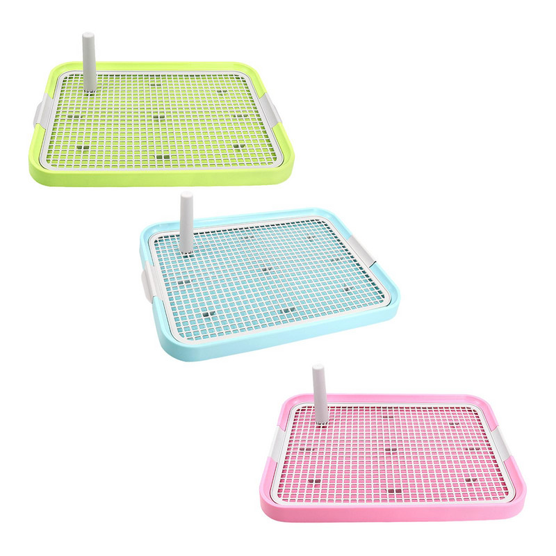 Kucēnu urinēšanas paliktņa turētājs, iekštelpu āra suņu podiņa tualetes paplāte maziem un vidējiem suņiem