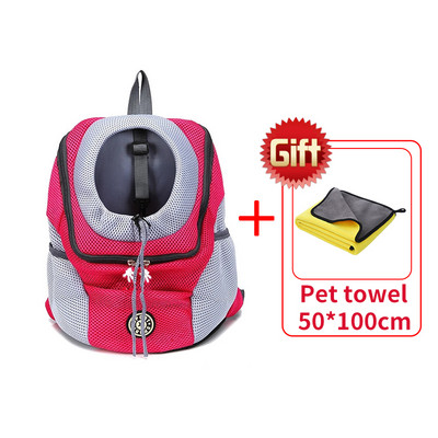 Раница за кучета Котка Аксесоари за домашни любимци Раница за куче Котка Извън раница Пътна дишаща мрежеста чанта с двойно рамо Преносима