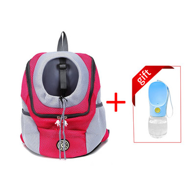 Раница за кучета Котка Аксесоари за домашни любимци Раница за куче Котка Извън раница Пътна дишаща мрежеста чанта с двойно рамо Преносима