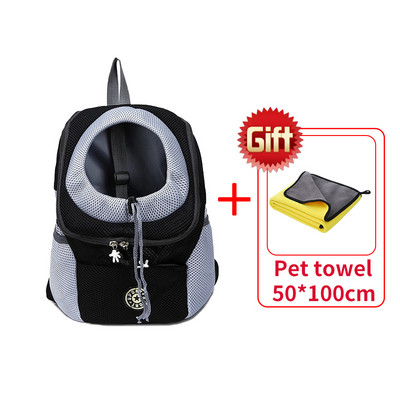 Раница за кучета Котка Аксесоари за домашни любимци Раница за куче Котка Извън раница Пътна дишаща мрежеста чанта с двойно рамо Преносима