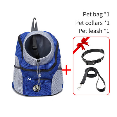 Раница за кучета Котка Аксесоари за домашни любимци Раница за куче Котка Извън раница Пътна дишаща мрежеста чанта с двойно рамо Преносима