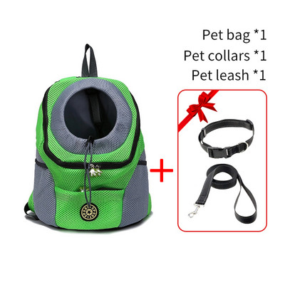 Раница за кучета Котка Аксесоари за домашни любимци Раница за куче Котка Извън раница Пътна дишаща мрежеста чанта с двойно рамо Преносима