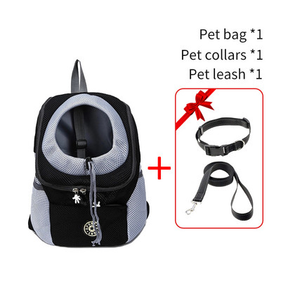Раница за кучета Котка Аксесоари за домашни любимци Раница за куче Котка Извън раница Пътна дишаща мрежеста чанта с двойно рамо Преносима