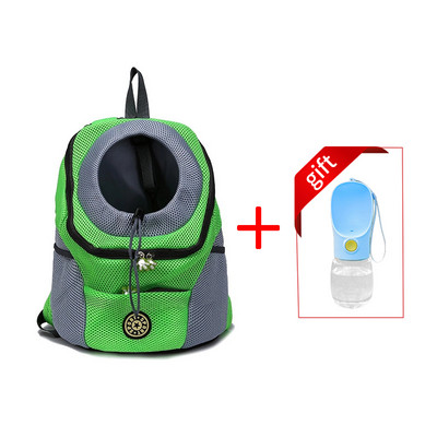 Раница за кучета Котка Аксесоари за домашни любимци Раница за куче Котка Извън раница Пътна дишаща мрежеста чанта с двойно рамо Преносима