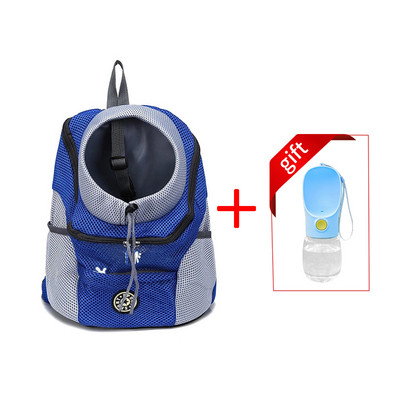 Раница за кучета Котка Аксесоари за домашни любимци Раница за куче Котка Извън раница Пътна дишаща мрежеста чанта с двойно рамо Преносима