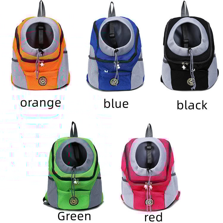Раница за кучета Котка Аксесоари за домашни любимци Раница за куче Котка Извън раница Пътна дишаща мрежеста чанта с двойно рамо Преносима