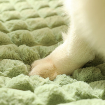 Μαλακό μαξιλαράκι για κατοικίδια Fleece με μαξιλάρι Puppy Cat Άνετο ήρεμο μαξιλάρι κρεβατιού για μικρούς μεσαίους μεγάλους σκύλους Ζεστό κάλυμμα ύπνου με κουβέρτα για κατοικίδια