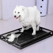 DogToilet Вътрешна тоалетна за кучета Кутии за отпадъци от неръждаема стомана за големи кучета Тоалетни за обучение на пясъчни басейни Инструменти за почистване на домашни любимци