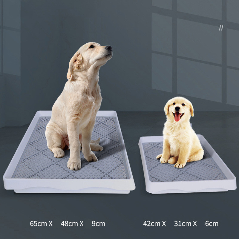 Noņemama Pet Toliet apmācības plastmasa ar stabu tualetes paklājiņu suņu paliktņu paliktnis tualetes trenažieris mājdzīvnieku tīrīšanas piederumi