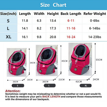 Σακίδιο πλάτης μεταφοράς κατοικίδιων γάτας έξω Σακίδιο πλάτης για ταξίδια με τα πόδια Φορητή τσάντα μεταφοράς Σακίδιο πλάτης ζώων Μικρά σκυλιά Chihuahua Shoulders