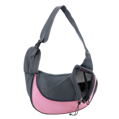 Pretty&Better Prozračna nosiljka za pse Vanjska putna torbica Mrežasta torba za rame Sling Putna torba za kućne ljubimce Nosiljka za štene mačke