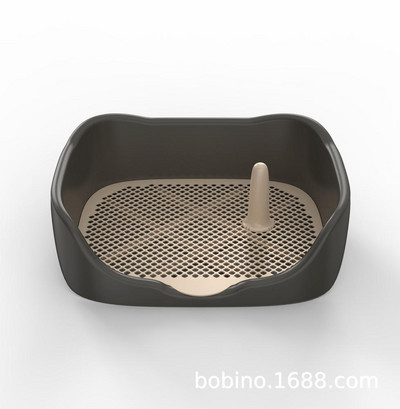 Pārnēsājama suņu tualete urinēšanas spilventiņš divslāņu paplāte, paaugstina žogu, suņu apmācības tualete