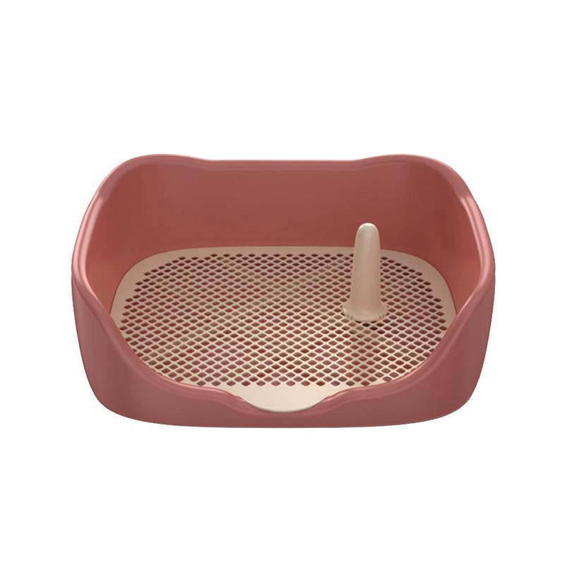 Pārnēsājama suņu tualete urinēšanas spilventiņš divslāņu paplāte, paaugstina žogu, suņu apmācības tualete