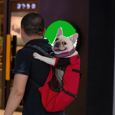 Elpojoša mājdzīvnieku suņu pārnēsāšanas soma lieliem suņiem Zelta retrīvera buldoga mugursoma Regulējama lielo suņu ceļojumu soma Mājdzīvnieku preces Produkti