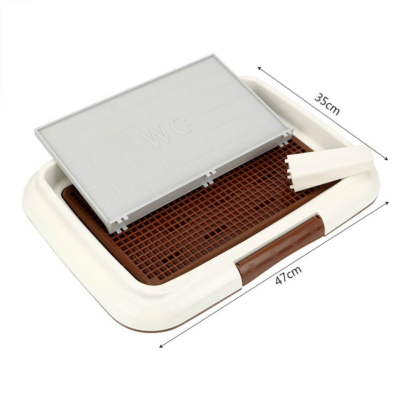 Ladica za pijesak za štene Lako se čisti WC za kućne ljubimce Proizvod za kućne ljubimce Rešetka WC za pse Noća Nauka na mokrenje WC Noćna posuda