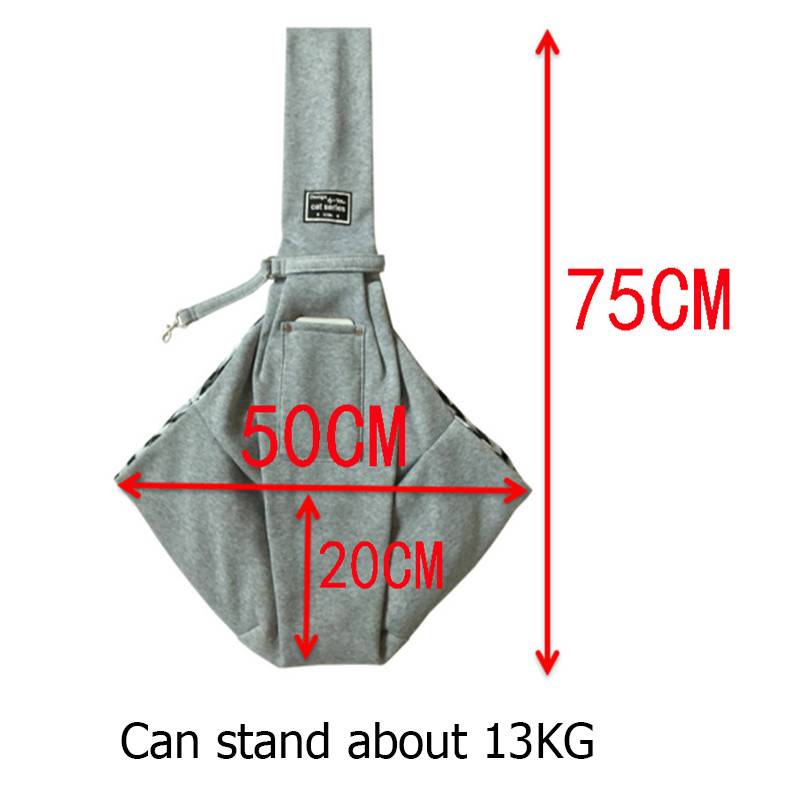 Mekana torba za mačku Torba za štene Ruksak za kućne ljubimce Nosiljka za mačiće Remen Udobna vanjska podesiva torba za nošenje na ramenu Nosiljka za male pse