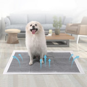 Jastučići za mokrenje Super upijajuća podloga za pelene za treniranje za mačke Podloga za pelene za pse Bambus ugljen 100 jedinica Pelene za pse za jednokratnu upotrebu