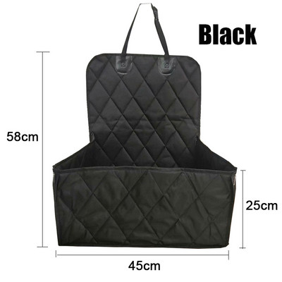 Divi vienā mājdzīvnieku suņu pārvadātājs Salokāms mājdzīvnieku automašīnas sēdekļa paliktnis Drošs pārnēsāšanas māja kucēnu soma Automašīnas ceļojumu piederumi Ūdensizturīgs suņu sēdekļa somas grozs