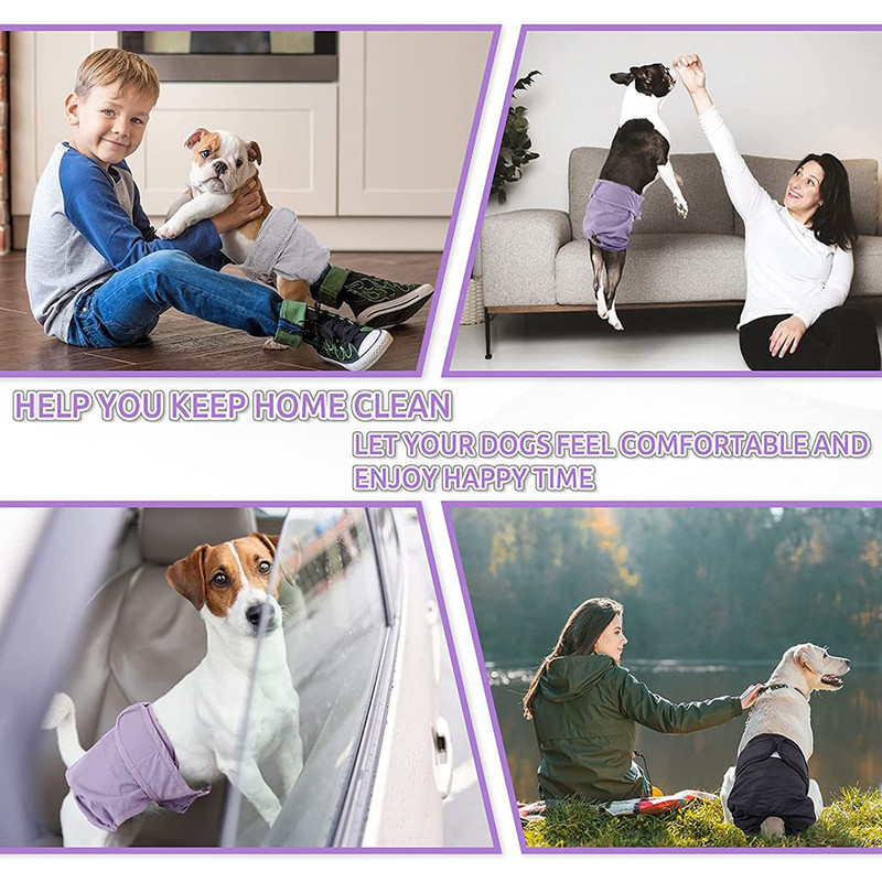 Pelene za pse koje se mogu prati za pse Donje rublje za kućne ljubimce Fiziološke higijenske kratke hlače Izdržljive gaćice za pse za male srednje velike pse