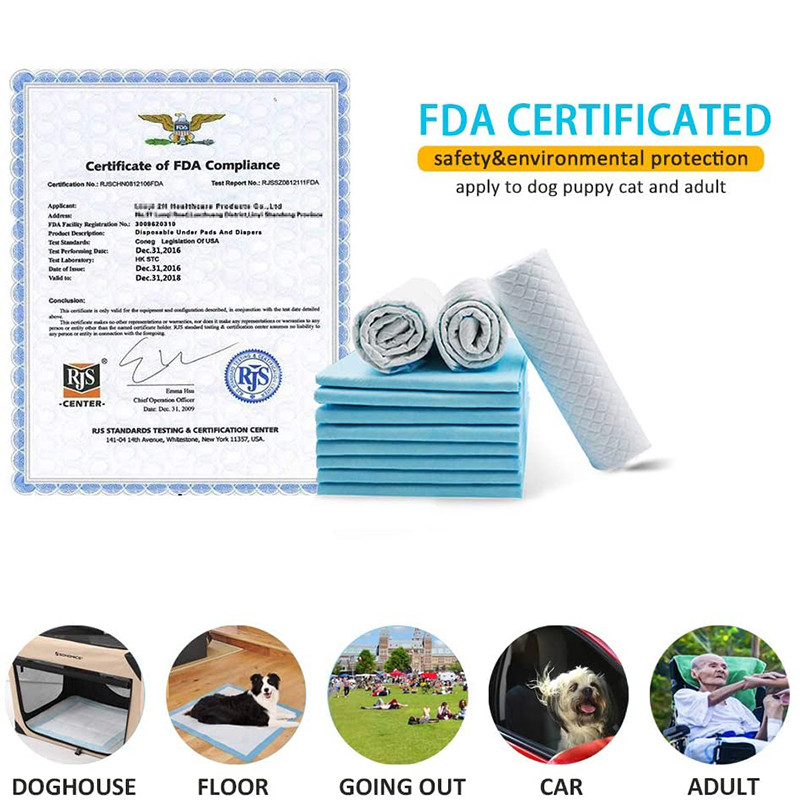 Jednokratna jednokratna super podloga za pišanje za kućne ljubimce Podloge za dresuru štenaca Podloga za urin Upijajuće pelene Vodootporna nepropusna neklizajuća podloga