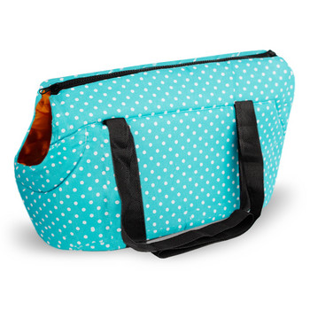 Dot Printed Dog Carrier Dog Backpack Cozy & soft Τσάντες σκύλου για κουτάβι γάτα Εξωτερική πεζοπορία τσάντα ταξιδιού για κουτάβι Κουτάβι τσάντα μεταφοράς ώμου Πολυτελής σκύλος