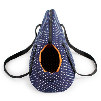 Dot Printed Dog Carrier Dog Backpack Cozy & soft Τσάντες σκύλου για κουτάβι γάτα Εξωτερική πεζοπορία τσάντα ταξιδιού για κουτάβι Κουτάβι τσάντα μεταφοράς ώμου Πολυτελής σκύλος