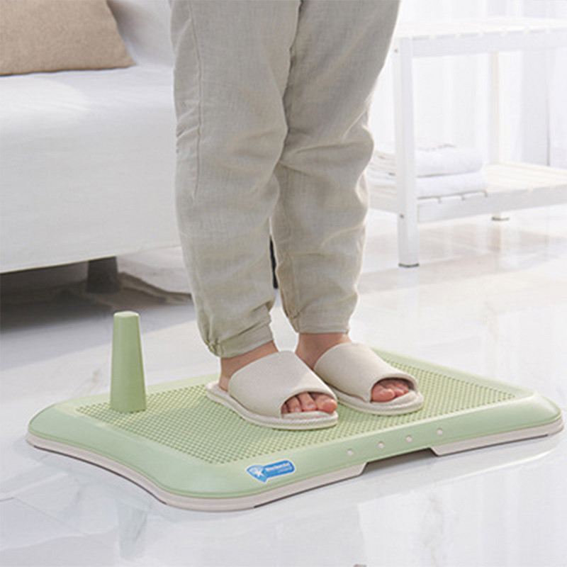 Pārnēsājama suņu apmācības tualete Plastmasas paplāte iekštelpu suņu podiņa pakaišu kastes kucēnu paliktnis Viegli tīrāms urīnceļu dresētājs urinēšanas paliktnis mājdzīvnieku piederumi