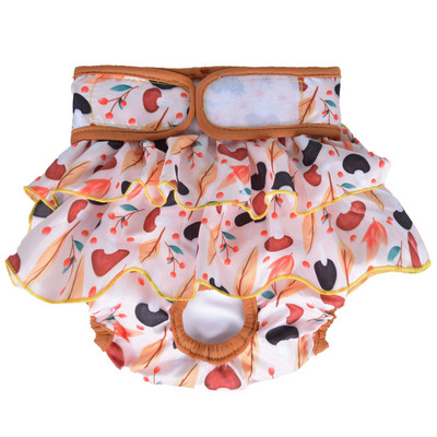 Pārnēsājamas mājdzīvnieku biksītes Bikses Atkārtoti lietojamas mazgājamas suņu autiņbiksītes Ļoti uzsūcošas, necaurlaidīgas sieviešu autiņbiksītes Pamperi mājdzīvnieku meiteņu suņu apakšveļa