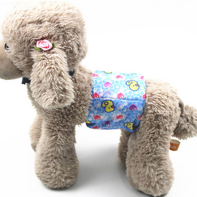 Cute Print Mājdzīvnieku audums Suņu autiņbiksītes Fizioloģiskās Bikses Kucēnu Šorti Apakšveļa Mazgājama Sieviešu suņu lāpstiņas Biksītes Mājdzīvnieku suņu kaķu apģērbi