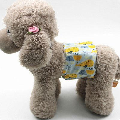 Cute Print Mājdzīvnieku audums Suņu autiņbiksītes Fizioloģiskās Bikses Kucēnu Šorti Apakšveļa Mazgājama Sieviešu suņu lāpstiņas Biksītes Mājdzīvnieku suņu kaķu apģērbi