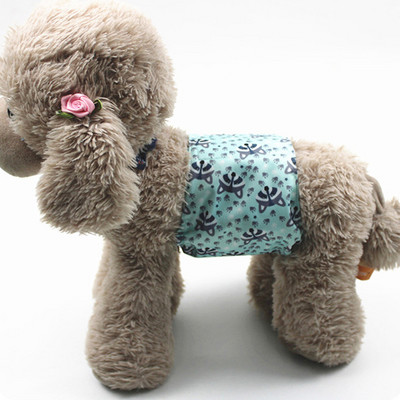 Cute Print Mājdzīvnieku audums Suņu autiņbiksītes Fizioloģiskās Bikses Kucēnu Šorti Apakšveļa Mazgājama Sieviešu suņu lāpstiņas Biksītes Mājdzīvnieku suņu kaķu apģērbi