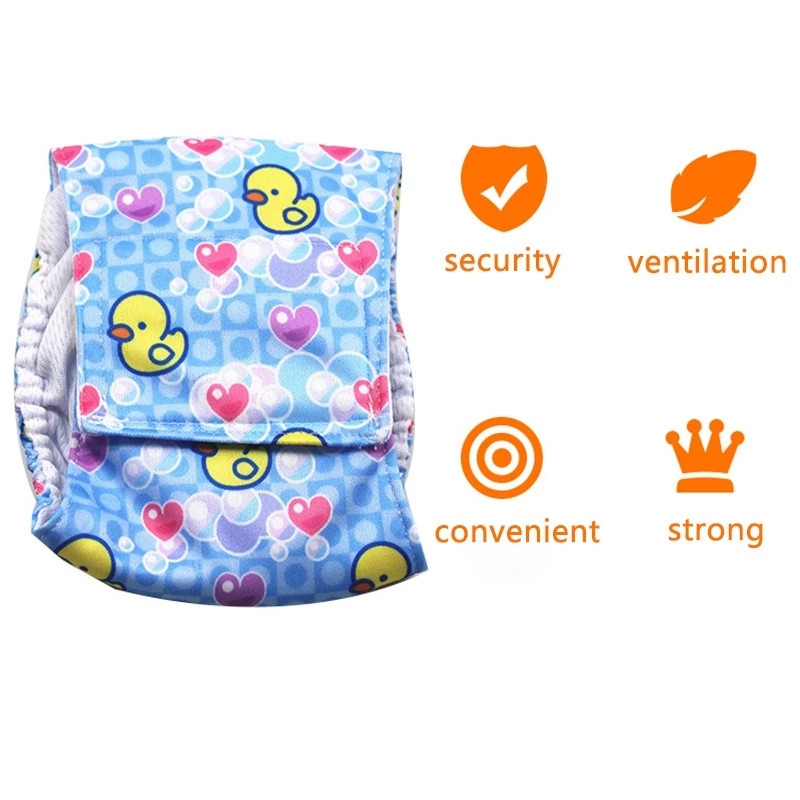 Cute Print Mājdzīvnieku audums Suņu autiņbiksītes Fizioloģiskās Bikses Kucēnu Šorti Apakšveļa Mazgājama Sieviešu suņu lāpstiņas Biksītes Mājdzīvnieku suņu kaķu apģērbi