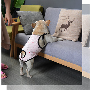Пелена за кучета Физиологични панталони S-XL Санитарни миещи се женски гащички за кучета Къси бельо Гащички за кучета Регулируеми