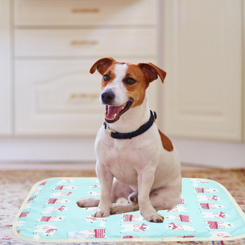 Подложки Pee Dog Washable Puppy Многократна употреба Dogs Pad Training Mat Non Pet Cage Bed Supplies Тоалетна гърне Large Doggie Buddy Waterproof