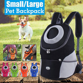 Pet Dog Carrier Pet Dog Carrier Pet Ranica Bag Portable Travel Bag Pet Dog Front Bag Mesh Outdoor Turing Head Out Двойно рамо Спорт НОВО