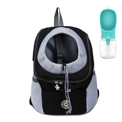 Pet Dog Carrier Pet Dog Carrier Pet Ranica Bag Portable Travel Bag Pet Dog Front Bag Mesh Outdoor Turing Head Out Двойно рамо Спорт НОВО