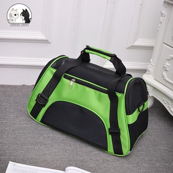 Чанти за кучета Преносима чанта за кучета Мрежести дишащи чанти за малки кучета Сгъваема дамска чанта за котки Пътна чанта за домашни любимци Транспортна чанта
