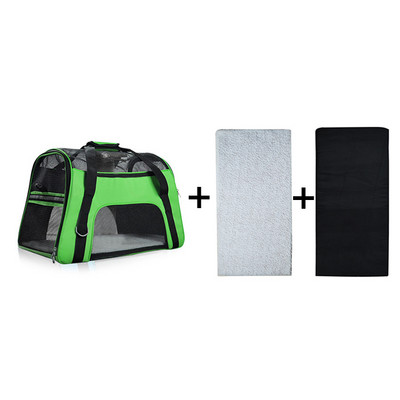 Suņu somas Pārnēsājamas suņu pārnēsāšanas somas Tīkla elpojošas somas maziem suņiem Salokāmas kaķu rokassomas Ceļojumu mājdzīvnieku soma transportēšanas soma