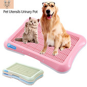 Преносими домашни кучета Решетъчна тоалетна с гърне Pet Dods Котешки тоалетни Кутии за тоалетни за кученца Тава за тоалетни за кученца Тоалетна за обучение Лесна за почистване консумативи за домашни любимци