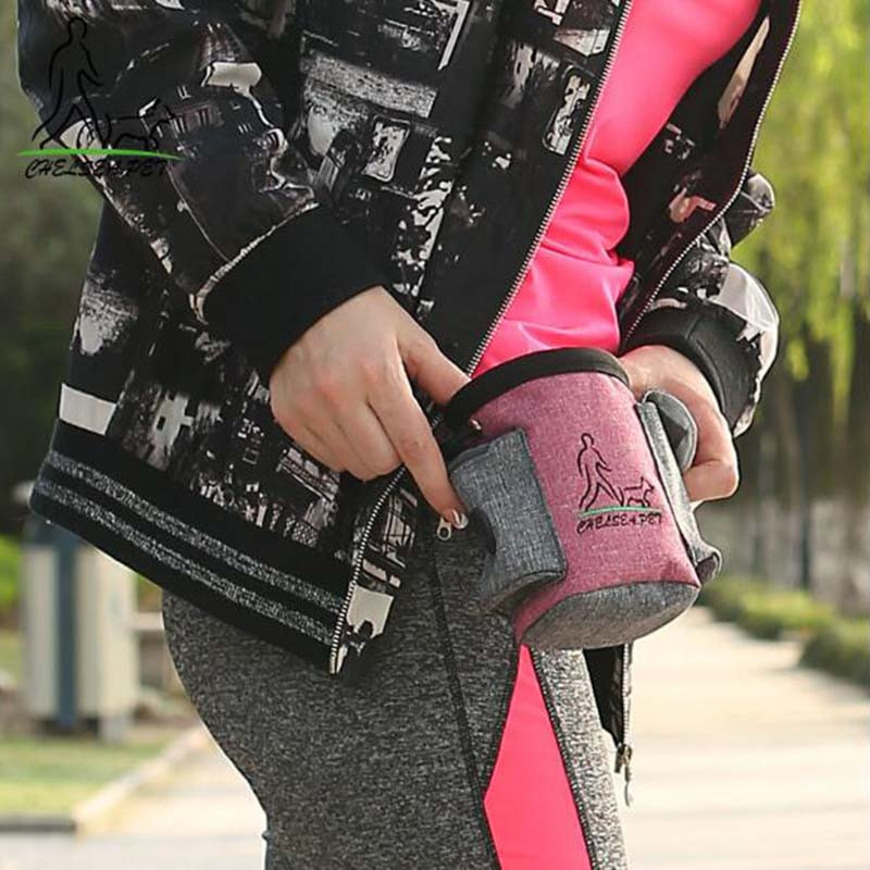 Lemmikloomakoerte treenimise vöökott Kaasaskantav õuekott lemmikloomatreeningu erisuupistekott Koeratoidukott 1 tk Koerte treenimise maiustuste kott, eemaldatav