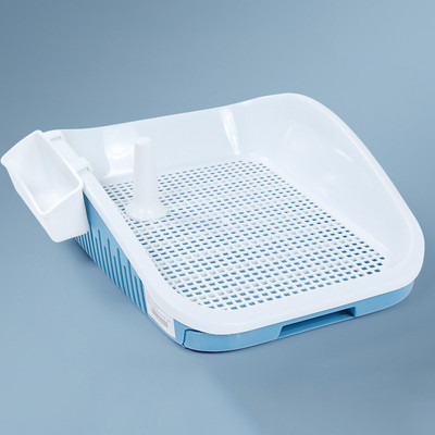 Prijenosna plitica za pse Sanitarna posuda Dresura pasa Tanjur za defekaciju Noćna posuda WC sa stupom Dvoslojna podloga za pse Oprema za kućne ljubimce